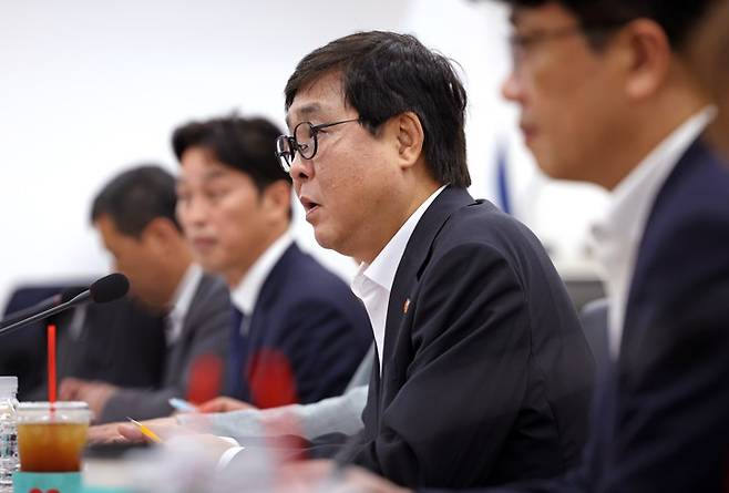 발언하는 최휘영 문체부 장관 [연합뉴스]