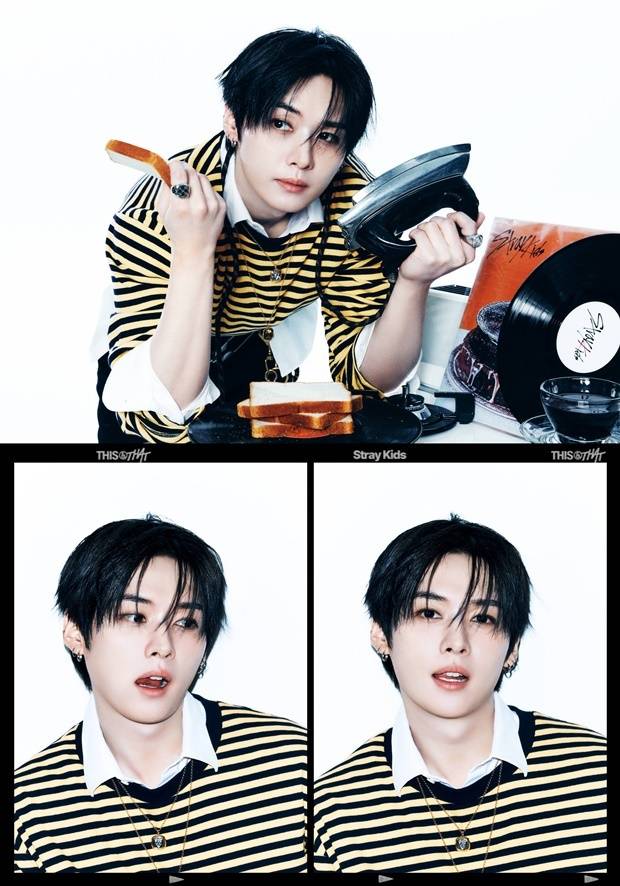 The group Stray Kids has unveiled concept photos for their new album THIS & THAT, set for release on August 7, marking the start of their full-scale comeback preparations. In the newly released photos, members Rino, Hyunjin, and Felix caught the eye with unique poses centered around the theme of coffee.In the released photos, Rino is seen using an iron as if it were a phone, while Hyunjin poses lifting a large mug. Felix staged a scene where he appears to be drinking from an IV bag filled with Americano, while the arrangement of unusual props—such as sliced bread and a vinyl record—has heightened curiosity about the new album.This new album marks their return approximately nine months after their previous release, DO IT, which topped the Billboard 200. The album features a total of eight tracks, including the title track THIS & THAT, as well as RUN IT, After You, FARMING, I Do, Way Out, That Day, and THIS & THAT (Festival Version).Notably, Bang Chan, Changbin, and Han—members of the groups in-house production unit, Thiriracha—contributed to the lyrics and composition of all tracks, further enhancing the albums musical quality.