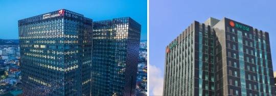 금호건설·동부건설 전경(사진 왼쪽부터). /사진제공=각 사