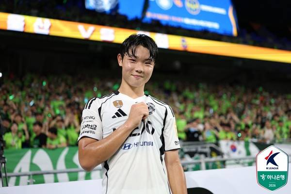 김예건(전북현대). 한국프로축구연맹 제공