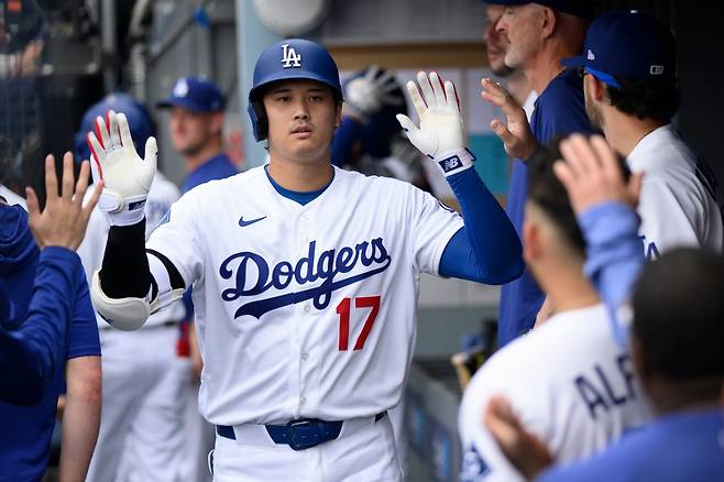 다저스 오타니 쇼헤이가 15일 시티즌스뱅크파크서 열릴 MLB 올스타전에 불참한다. AP뉴시스