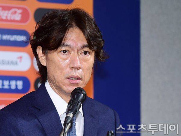 취임 기자회견 당시 홍명보 감독 / 사진=DB