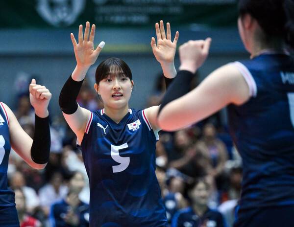 '특급 유망주' 한봄고 신은안의 발견, 한국 여자 U18 AVC 아시아선수권 준우승의 주역.(사진출처=AVC)
