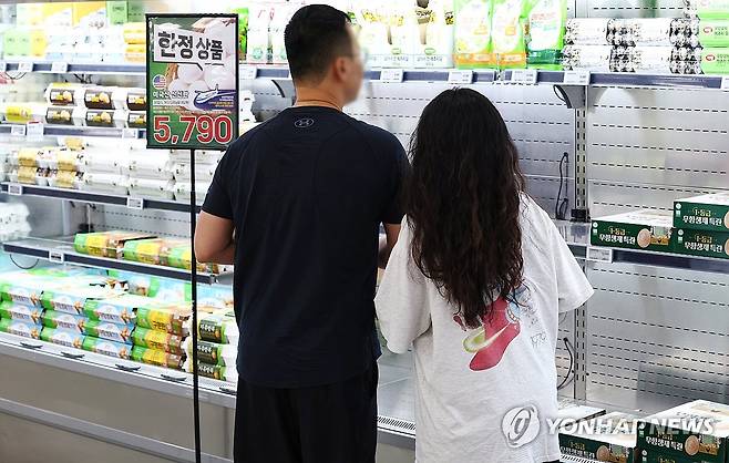 2026년 6월 21일 서울의 한 대형마트 미국산 신선란 판매 안내문 [연합뉴스 자료사진]