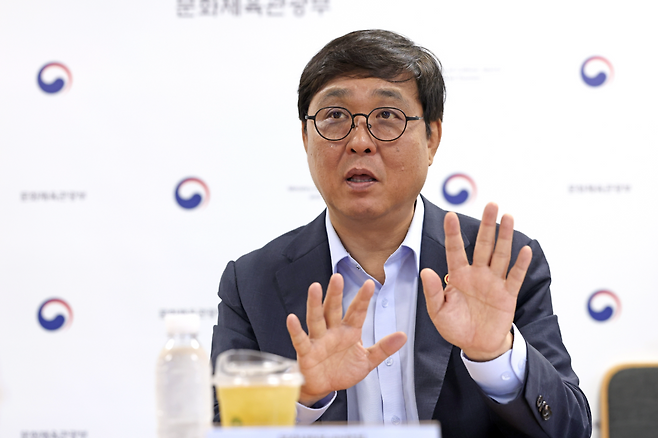 최휘영 문체부 장관. 연합뉴스