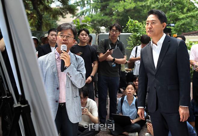 [포토] 서남권대개조 현장 찾은 오세훈 시장