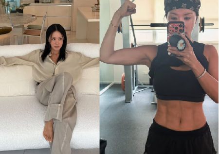 배우 엄정화가 나이를 잊은 파격적인 피지컬을 공개하며 안방극장에 충격을 안겼다.사진=엄정화 SNS