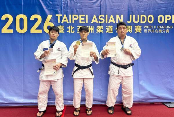 '아시아 정상 우뚝' 용인특례시 유도팀, 2026 아시안 오픈 타이페이 대회서 금·은메달 수확.(사진제공=용인특례시청)