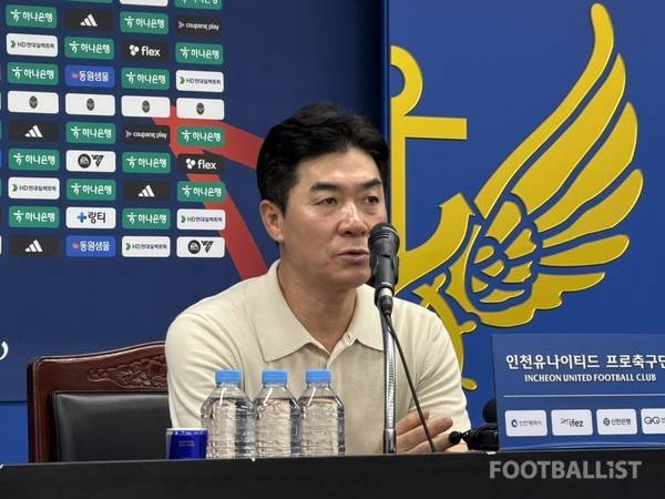 윤정환 인천유나이티드 감독. 김희준 기자