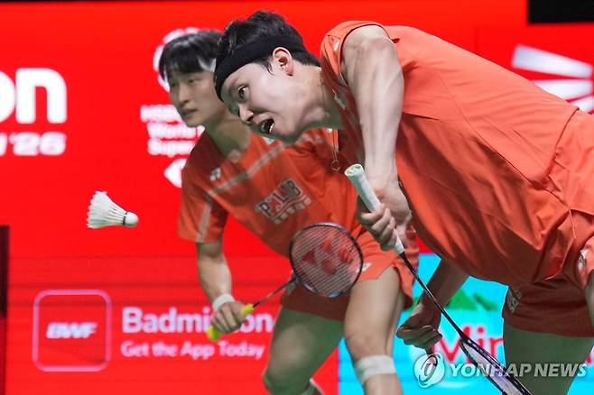 배드민턴 남자복식 세계랭킹 1위 서승재-김원호 [AP=연합뉴스]