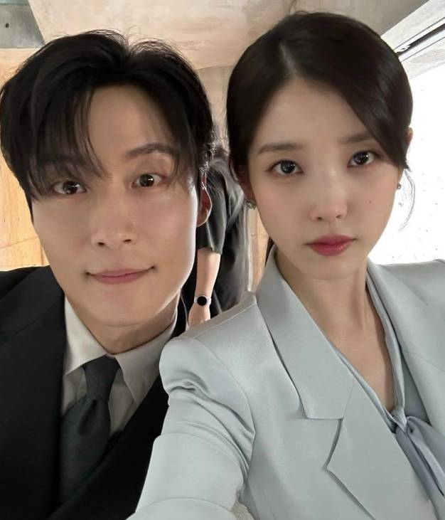 왼쪽부터 허남준, 아이유 /사진=아이유 SNS