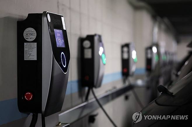 전기차 충전시설 [연합뉴스 자료사진]