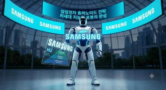 삼성전자의 미래 로봇 사업 모습을 생성형 인공지능(AI)을 활용해 제작한 이미지 [사진=제미나이]