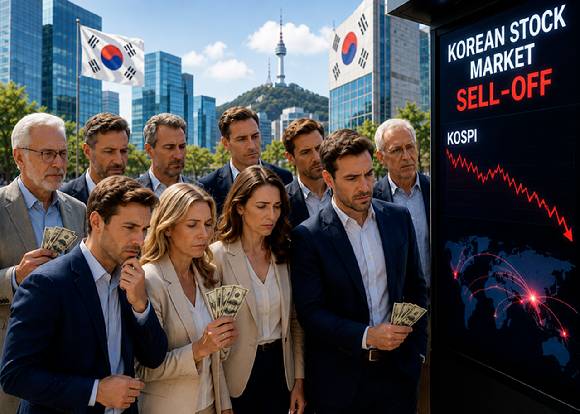 국장에서 미장으로 자금 이탈은 수치로 확인된다. 사진은 AI 생성 이미지로, 본 기사 내용과 무관. [사진=챗GPT]