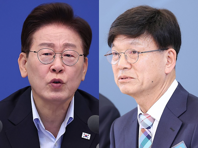 이재명 대통령(왼쪽), 이병태 전 규제합리화위원회 부위원장 / 사진=연합뉴스 자료