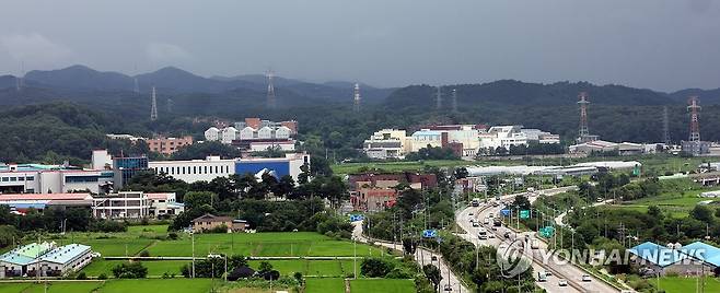 용인 반도체 국가산단 예정 부지 (용인=연합뉴스) 이진욱 기자 = 22일 경기도 용인시 '용인 반도체 국가산단' 예정 부지 모습. 2026.7.22 cityboy@yna.co.kr