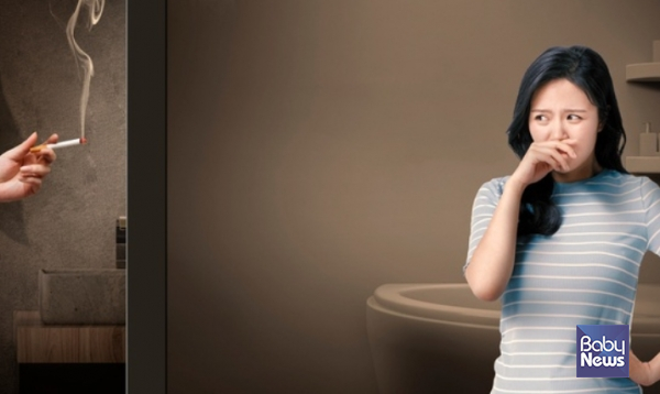 출산을 앞둔 임신부의 간접흡연 피해 호소에도 아파트 실내와 베란다에서 흡연을 이어간 50대 여성에게 법원이 손해배상 책임을 인정했다. ⓒ베이비뉴스