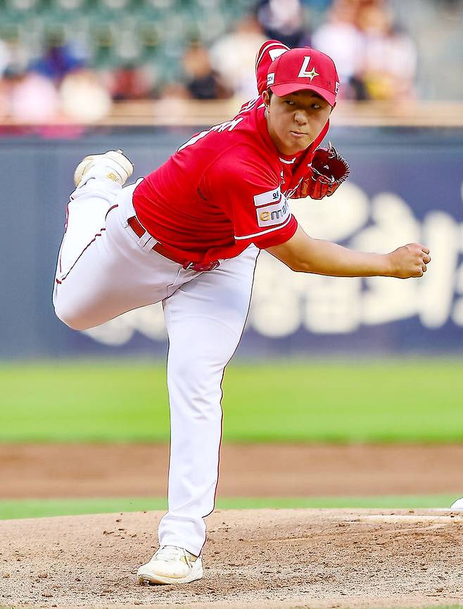 [서울=뉴시스] 프로야구 SSG 랜더스의 김민준. (사진 = SSG 랜더스 제공) *재판매 및 DB 금지