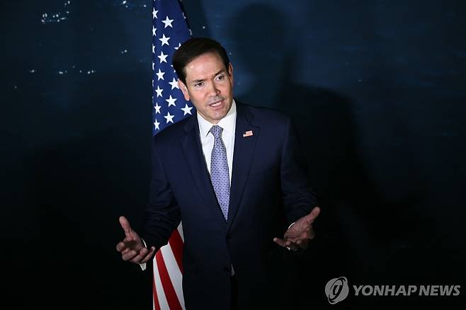 마코 루비오 미국 국무장관 [AP=연합뉴스. 재판매 및 DB 금지]