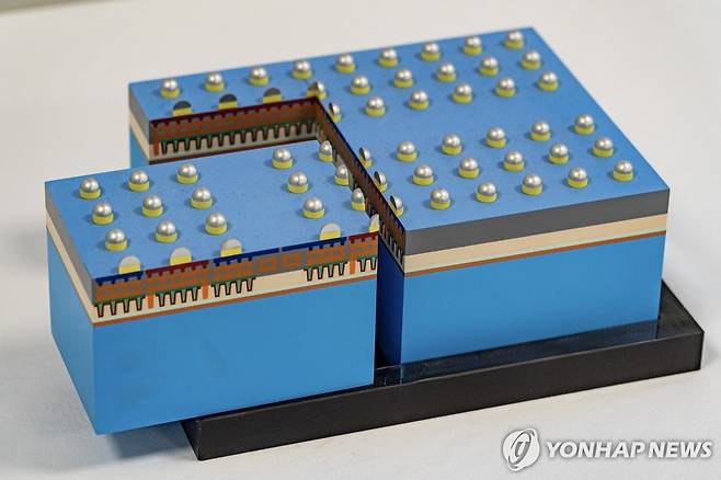 삼성전기 실리콘 커패시터 모형 [삼성전기 제공. 재판매 및 DB 금지]