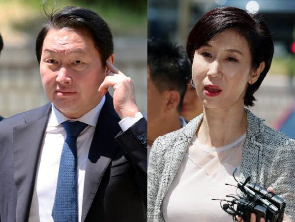 최태원 회장과 노소영 관장 (사진=연합뉴스)