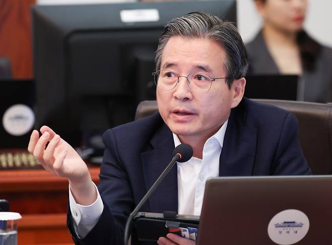 미 빅테크 계약 관련 김용범 정책실장 이미지