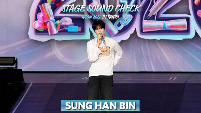 [ACON2026] 성한빈(SUNG HAN BIN) 사운드 체크 무대 현장 [영상]