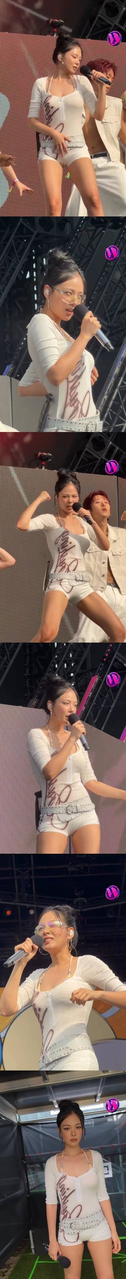 가수 비비. 2026워터밤 서울 공식 인스타그램 캡처