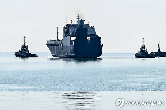 흑해의 화물선. 기사 내용과 관련 없음. [이타르 타스 연합뉴스 자료사진. 재판매 및 DB 금지]