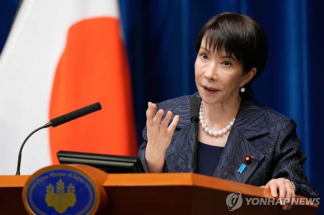 다카이치 사나에 일본 총리 [AP=연합뉴스 자료사진. 재판매 및 DB금지]
