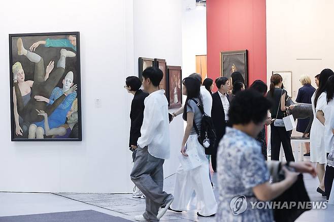 지난해 열린 키아프 모습  [연합뉴스 자료사진]