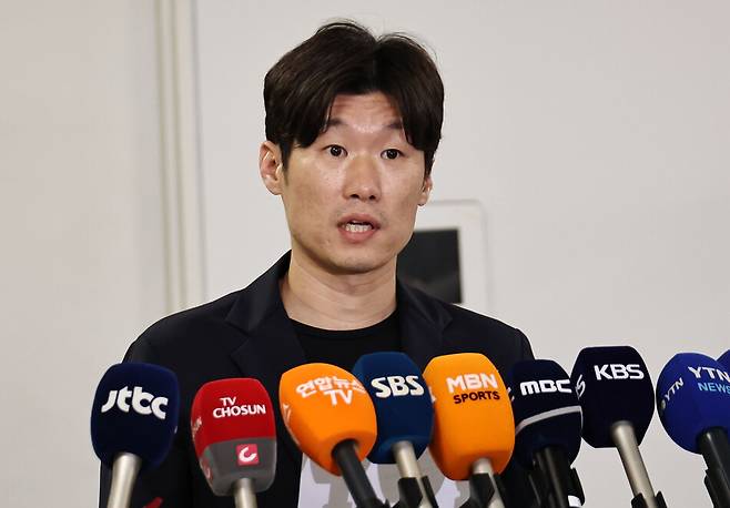 박지성 K-축구 혁신위원장. 연합뉴스