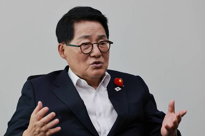 더불어민주당 박지원 의원. [연합]
