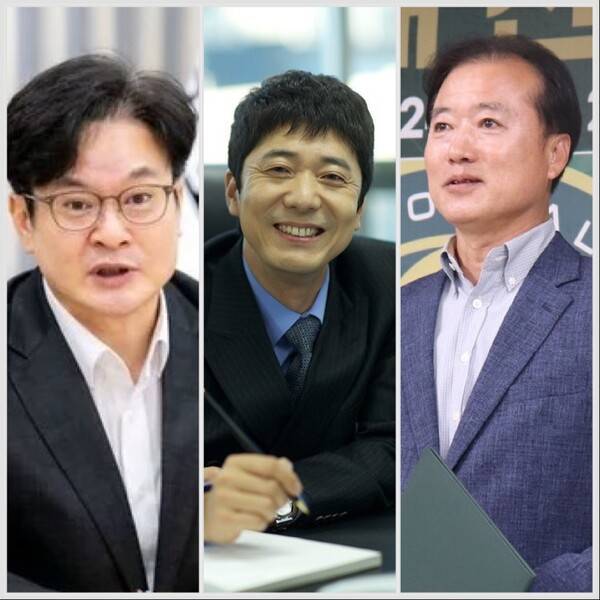 김병수 전 김포시장, 홍경호 대표이사, 권일 단장(사진=김포시, 김포 FC)