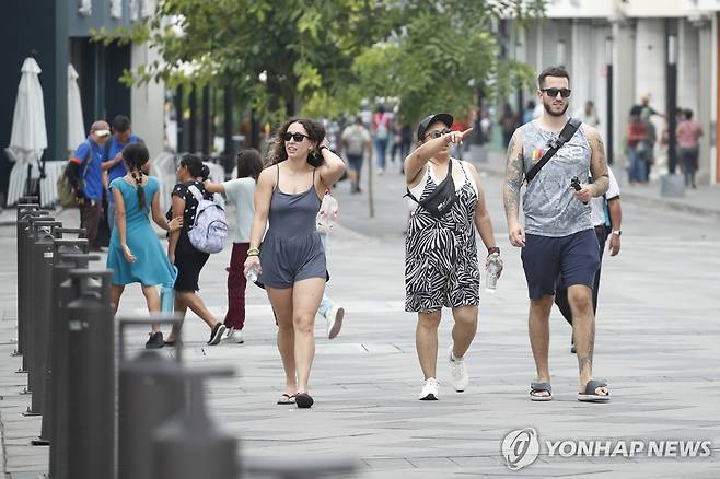엘살바도르 관광객 [EPA=연합뉴스 자료사진. 재판매 및 DB 금지]