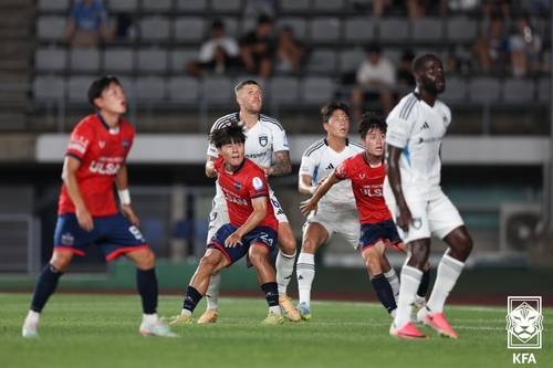 울산 HD와 울산시민축구단의 경기 장면 [대한축구협회 제공. 재판매 및 DB 금지]