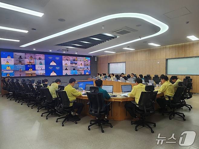 경기도 폭염대응 추진상황 점검 T/F 회의.(경기도 제공. 재판매 및 DB금지)