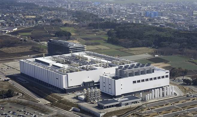 지난 2024년 2월 12일 일본 남서부 구마모토현 기쿠요마치기쿠요마치(菊陽町)에 건설된 대만 반도체 제조사 TSMC 공장. AP=연합뉴스