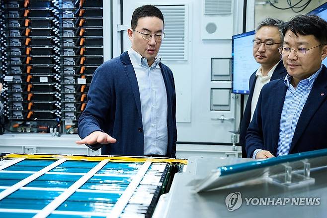 구광모 LG그룹 회장, LG에너지솔루션 북미 ESS SI 전문 자회사 버테크 방문 [LG 제공. 재판매 및 DB 금지]