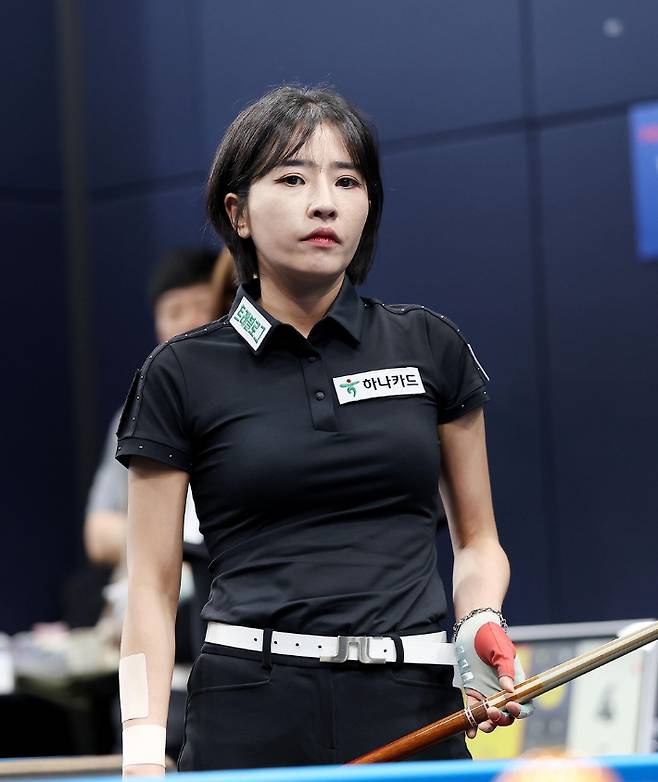 당구 여제 김가영을 누른 한슬기. PBA