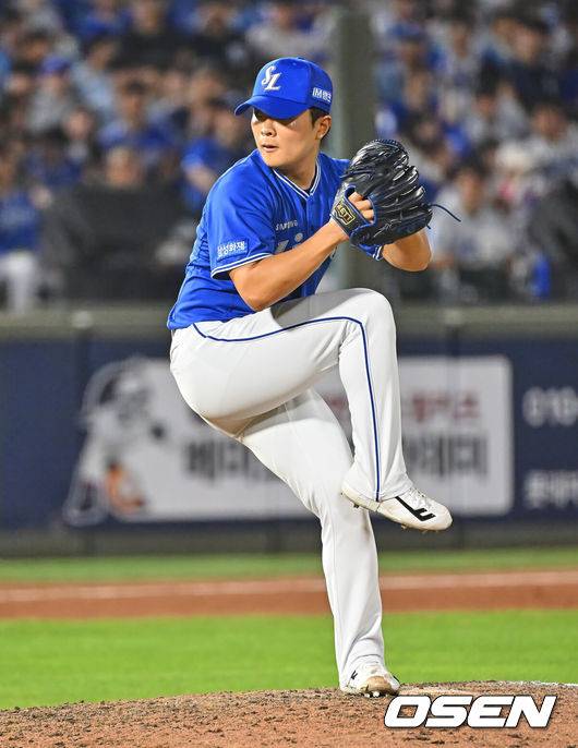 [OSEN=부산, 이석우 기자] 삼성 라이온즈 이승민 / foto0307@osen.co.kr