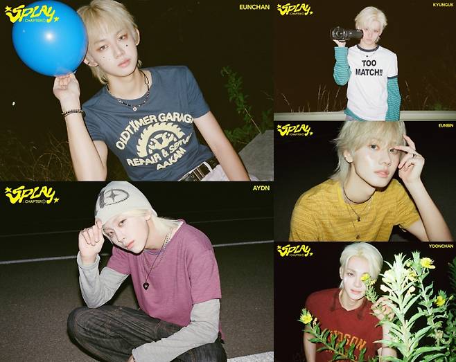 School band S-Split has kicked off their full-scale debut promotions by releasing the second set of concept photos for their debut album, SPLAY: CHAPTER 01. In these photos, the members showcased a refreshing and kitschy charm using glitter makeup and various props.In the released images, S-Split revealed their unique individuality through playful expressions and a free-spirited atmosphere. Through their individual styling and poses, the members expressed the cheerful energy contained within their debut album.S-Split is a five-member band consisting of vocalist Yunchan, drummer Eunbin, keyboardist Kyungwook, guitarist Aiden, and bassist Eunchan. The band name is a combination of Splay and Play it, embodying their aspiration to unfold their individual passions through music.This album marks the first result of S-Split beginning their own story through music. They plan to capture the excitement of a new beginning and shining moments through their band sound.S-Splits debut album, SPLAY: CHAPTER 01, will be released on various online music sites at 6 PM on the 13th.