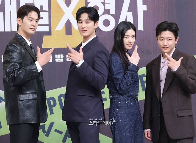 ‘재벌X형사2’ 강상준, 안보현, 정은채, 김신비. 사진| 유용석 기자