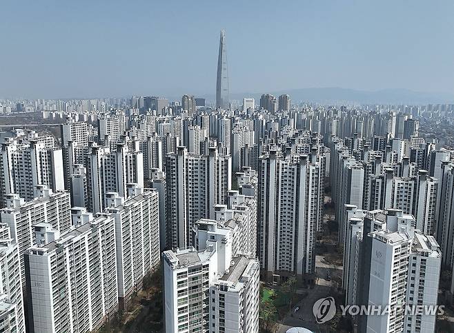 서울 송파구 일대 아파트 모습 [연합뉴스 자료사진]
