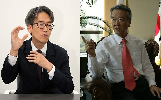권성(오른쪽) 전 헌법재판관과 권내건 전 법무부 법무심의관 부자는 정치권의 극단적 대립이 사법제도에까지 영향을 미쳤다며 안타까워했다. 최현규 기자, 국민일보DB