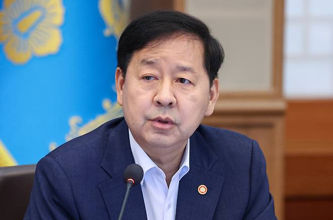 (서울=뉴스1) 이재명 기자 = 구윤철 부총리 겸 재정경제부 장관이 4일 청와대에서 열린 국무회의에서 발언을 하고 있다. (청와대통신사진기자단) 2026.8.4/뉴스1