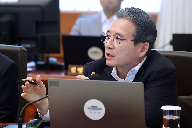 김용범 청와대 정책실장은 AI 시대 국가가 ‘생산 플랫폼’ 역할을 해야 한다고 본다.ⓒ청와대통신사진기자단