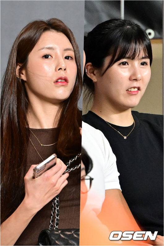 [OSEN=천안, 민경훈 기자] 7일 오후 충남 천안 유관순체육관에서 '2025 대한민국-네덜란드 남자배구 국가대표 평가전' 2차전 경기가 열렸다.한편, 이사니예 라미레스 감독이 이끄는 한국 남자배구 대표팀은 전날(6일) 네덜란드와의 평가전 1차전 경기에서 세트스코어 1-3(25-19, 14-25, 10-25, 23-25)으로 패했다.경기 전 샌디에이고 모조의 이다영과 PAOK 테살로니키 이재영이 관중석에서 경기를 주시하고 있다. 2025.06.07 /rumi@osen.co.kr