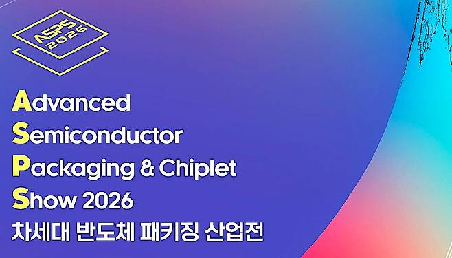 경기도가 오는 26일부터 28일까지 사흘간 수원컨벤션센터에서 여는 ‘2026 차세대 반도체 패키징 산업전(ASPS)’ 포스터. 경기도 제공
