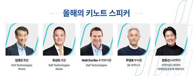 델 테크놀로지스 포럼(DTF) 2026 주요 연사. 델 제공